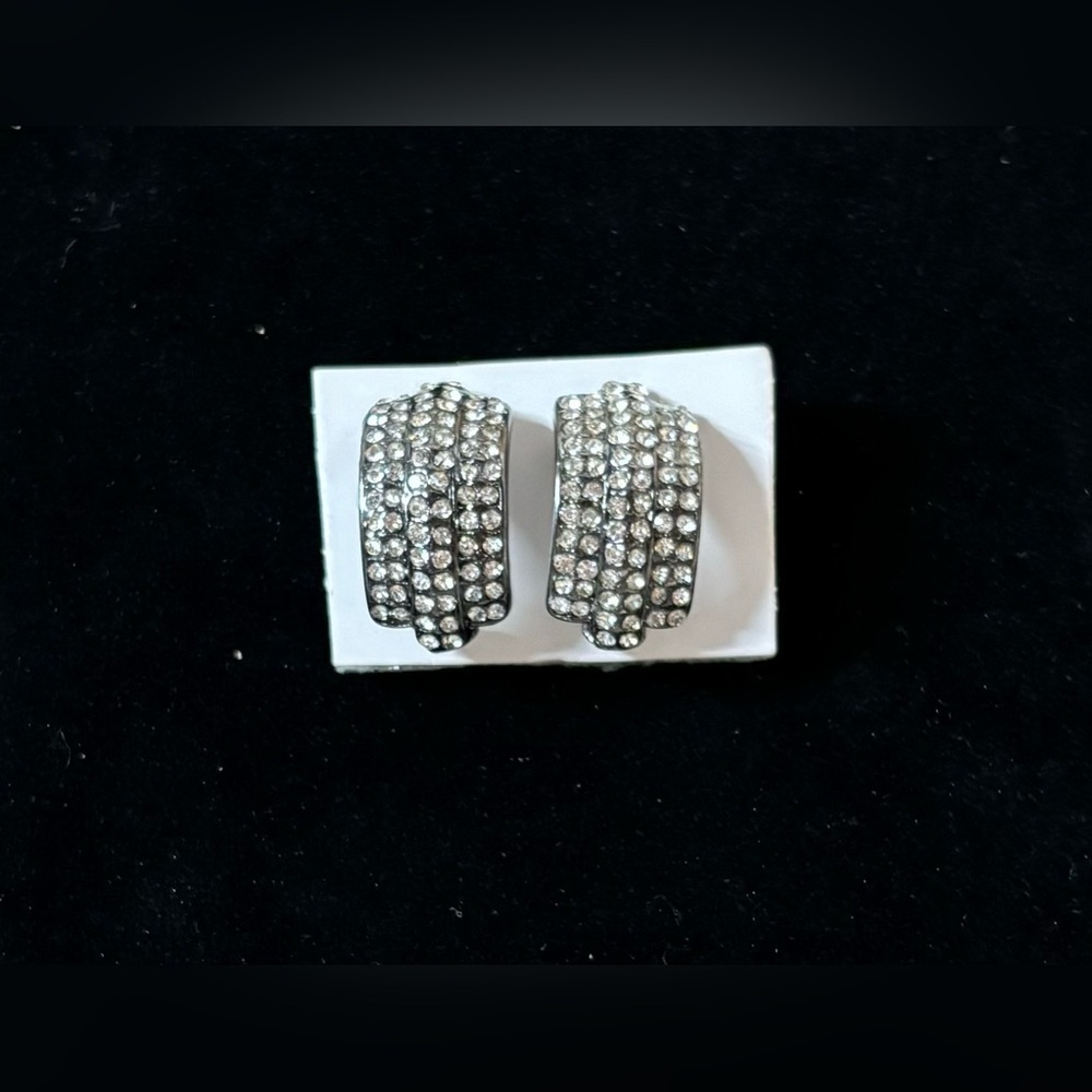 Rhinestone earrings C215